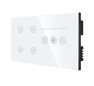 Smart 4-Gang+Fan Wall Switch