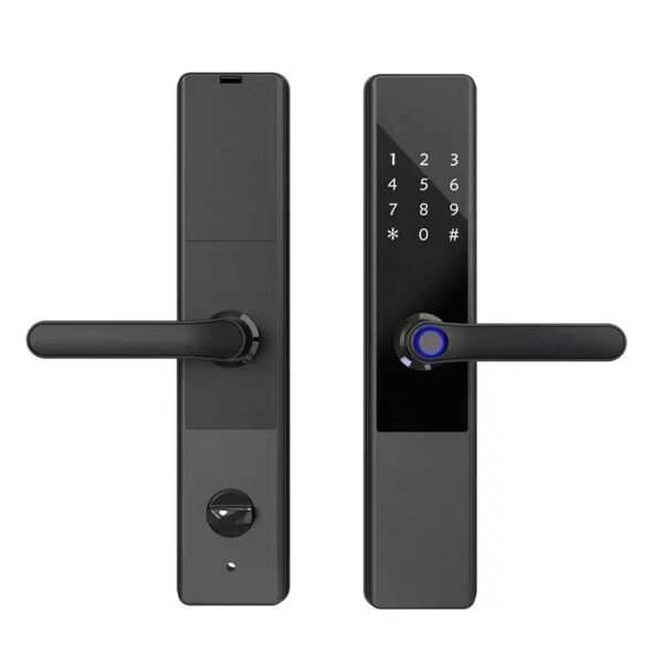 5-in-1 Wooden Smart Lock – Advanced Security with Multiple Access Modes