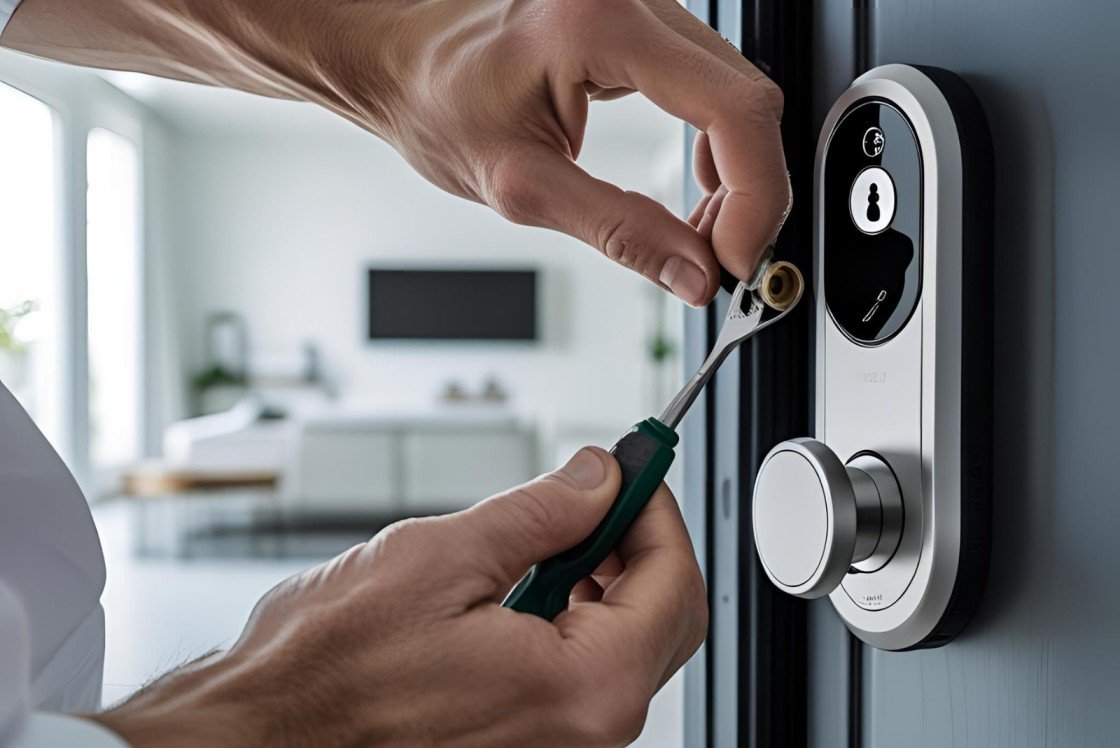 Smart lock installation