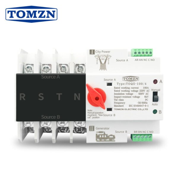 Automatic Changeover 4P Switch in Pakistan
