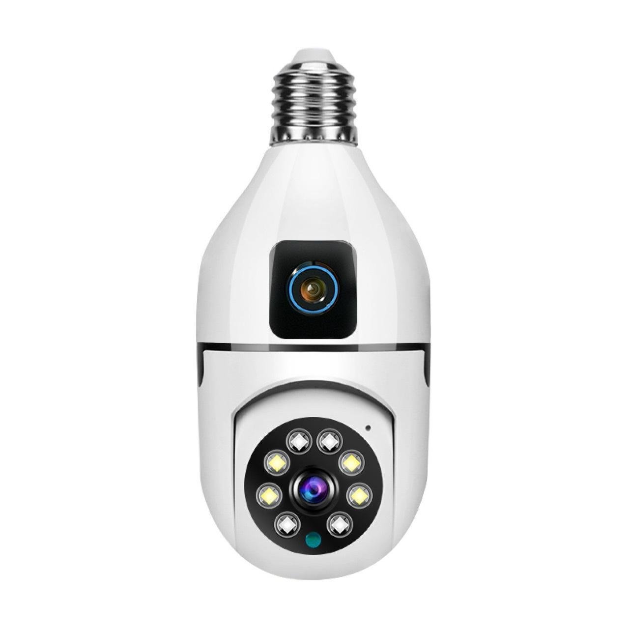 Dual Lens Bulb Camera