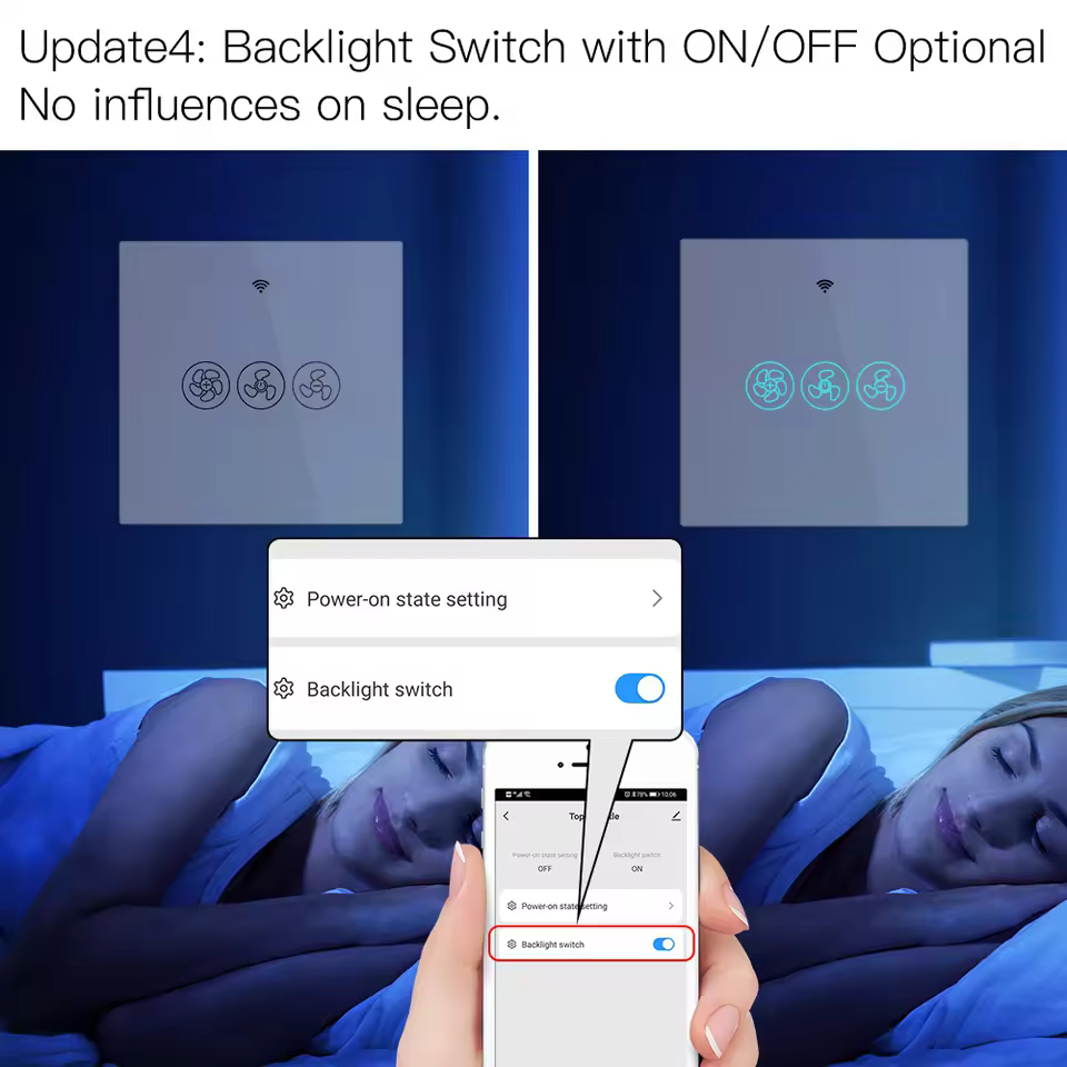 Smart Fan Dimmer Switch - Image 2