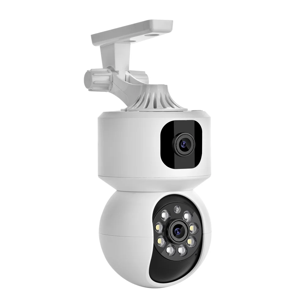 Smart Dual Lens WiFi Camera – Advanced 360° Surveillance with AI Tracking