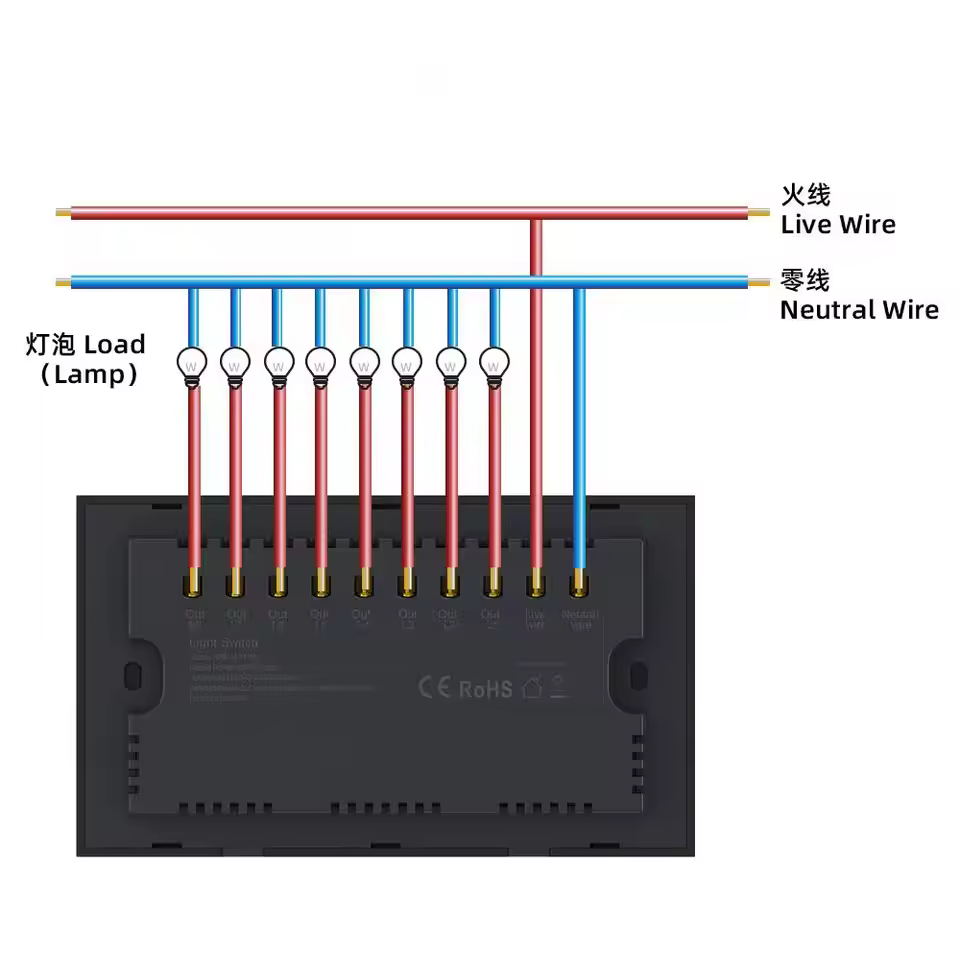 Smart 8-Gang Wall Switch - Image 3
