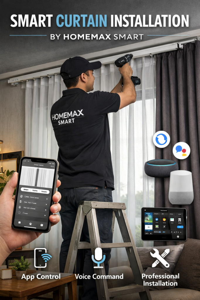 Smart Curtains Installation Service