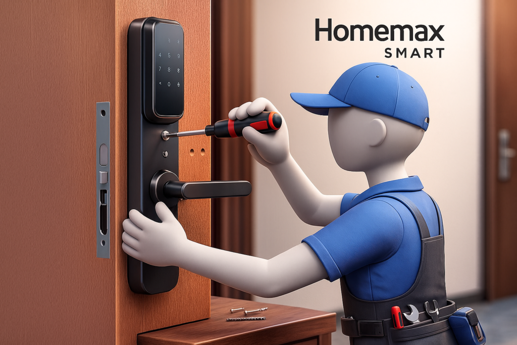 smart door lock installation service