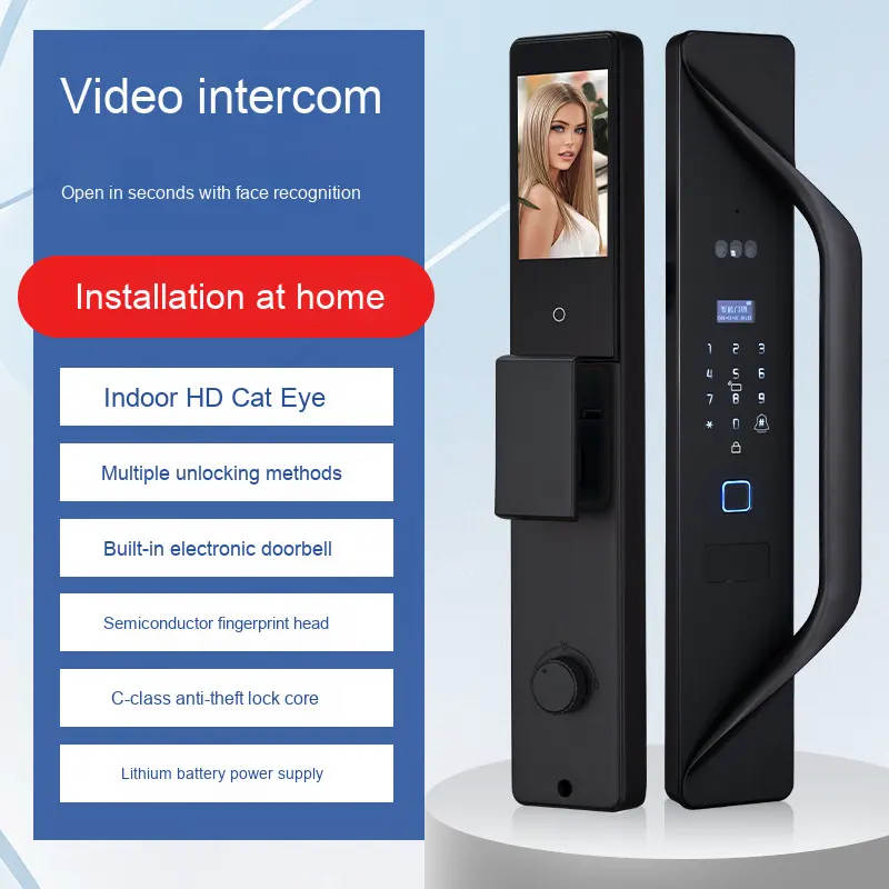 Premium Face Detection Door Lock - Image 3