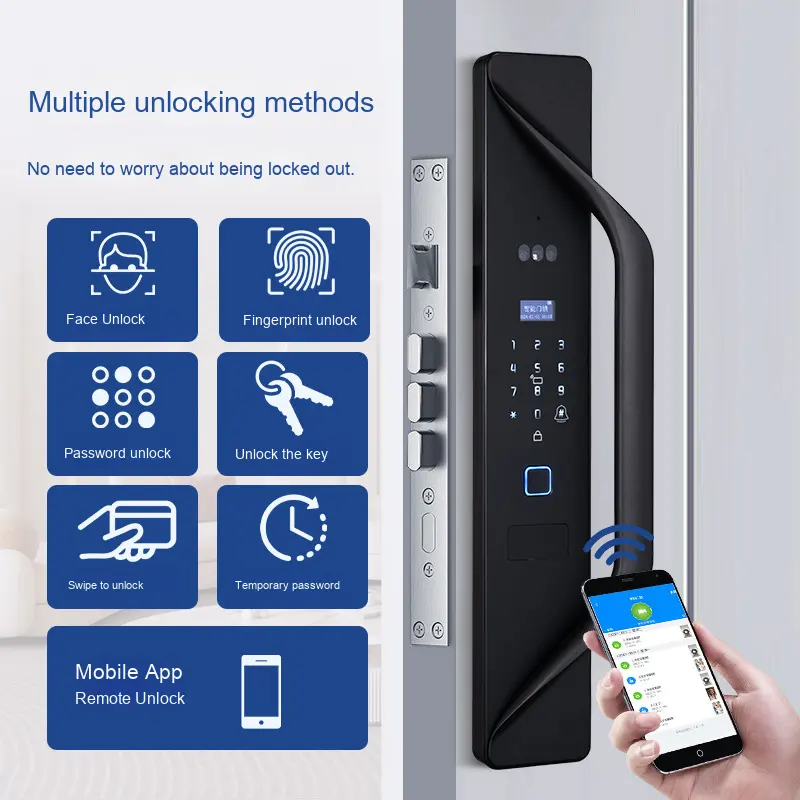 Premium Face Detection Door Lock - Image 2