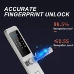 Biometric Door Lock-Stainless Steel - Image 2