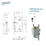 Digital RFID Card Hotel Lock SS - Image 4