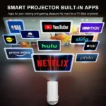 Protable Mini Smart Projector 4k Projector Game Projector - Image 4