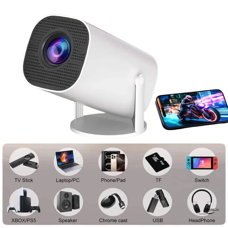 Protable Mini Smart Projector 4k Projector Game Projector