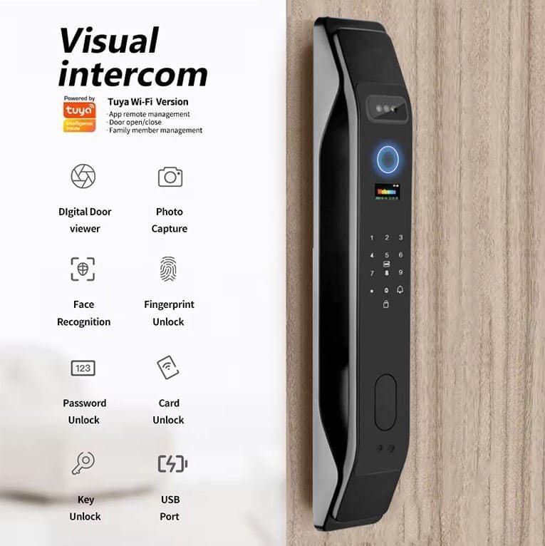 vv4.jpg Smart Video Call Door Lock With Intercom - Image 1