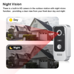Video Door Phone with Waterproof Doorbell | Video Intercom System - Image 4