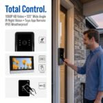 Digital Video Doorbell with 7″ Touch Screen & Tuya App - Image 3