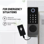 Smart Rim Lock With Dual Key - Image 3