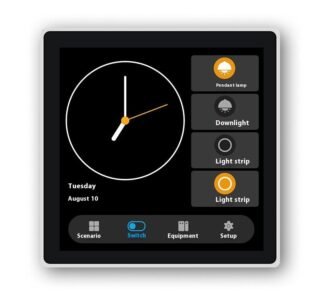 4 Inch 4 Gang Touch Screen Switch