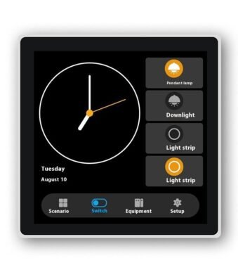 4 Inch 4 Gang Touch Screen Switch