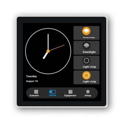 4 Inch 4 Gang Touch Screen Switch