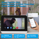 Intercom Video POE Doorbell TCP/IP Wire Video Intercom with 7″ Touch Screen & Tuya App - Image 5