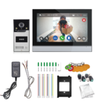 Intercom Video POE Doorbell TCP/IP Wire Video Intercom with 7″ Touch Screen & Tuya App - Image 3