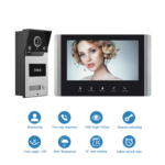 Intercom Video POE Doorbell TCP/IP Wire Video Intercom with 7″ Touch Screen & Tuya App - Image 2