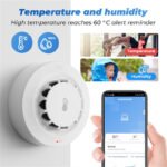 WIFI Smart Smoke Alarm with Temperature and Humidity Sensor Fire Detection - Image 6