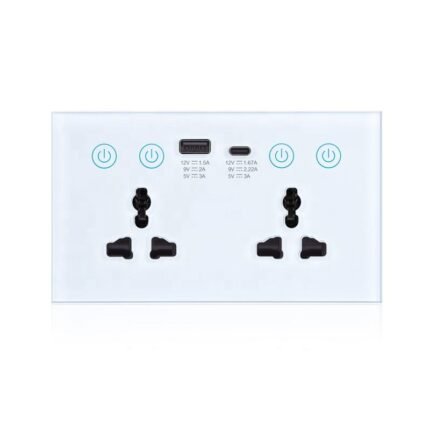 Universal Dual Wall Socket