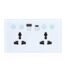 Universal Dual Wall Socket