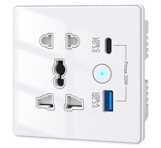 Single Socket with USB Type-C