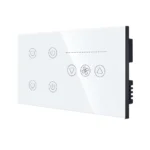 Smart 4-Gang+Fan Wall Switch