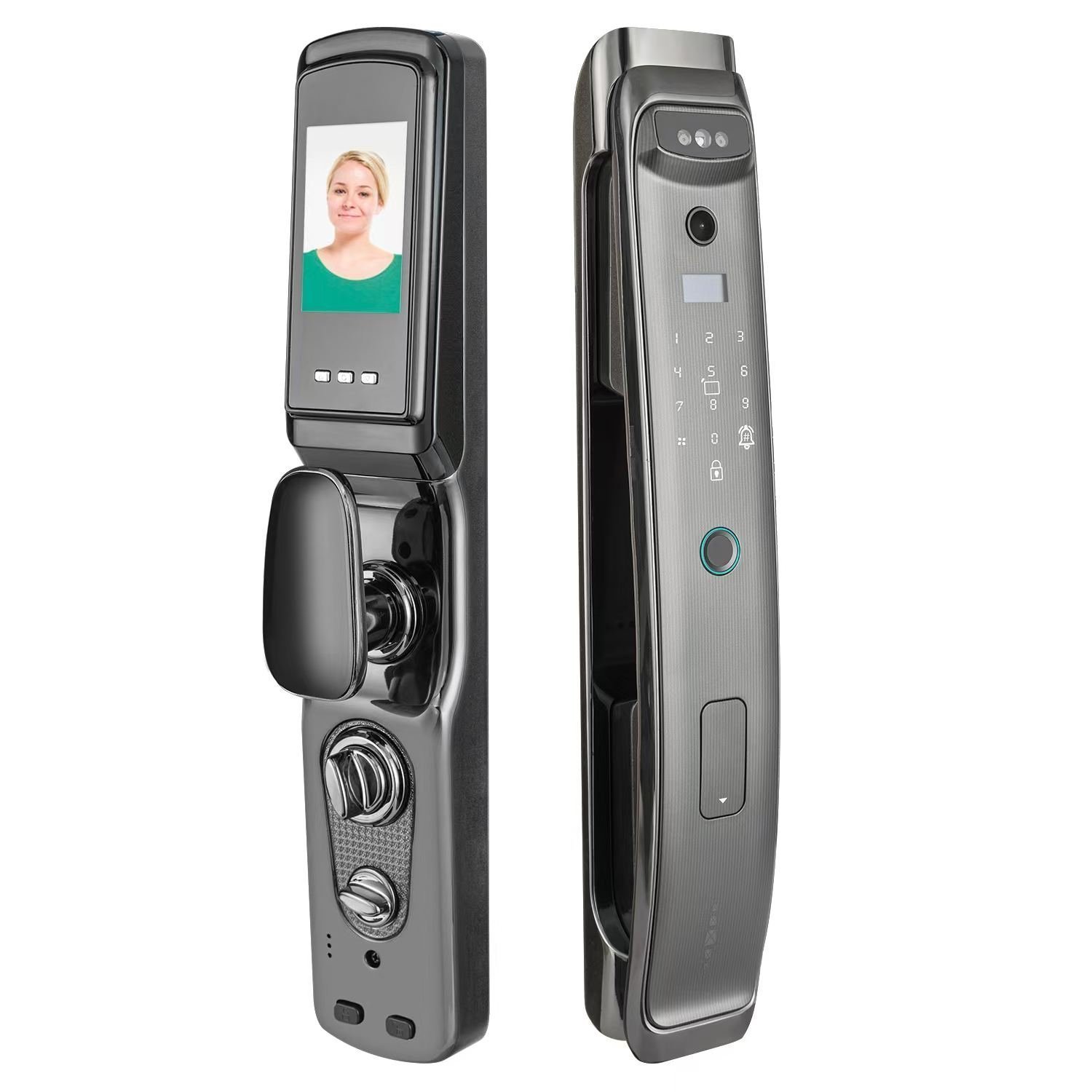 2l.jpg 3D Face Recognition Video Intercom Smart Lock - Image 1