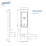 Digital RFID Card Hotel Lock SS - Image 5