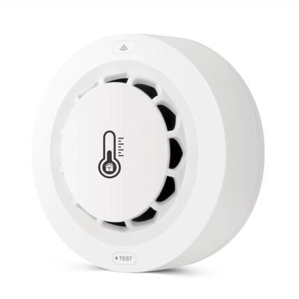 WIFI Smart Smoke Alarm with Temperature and Humidity Sensor Fire Detection