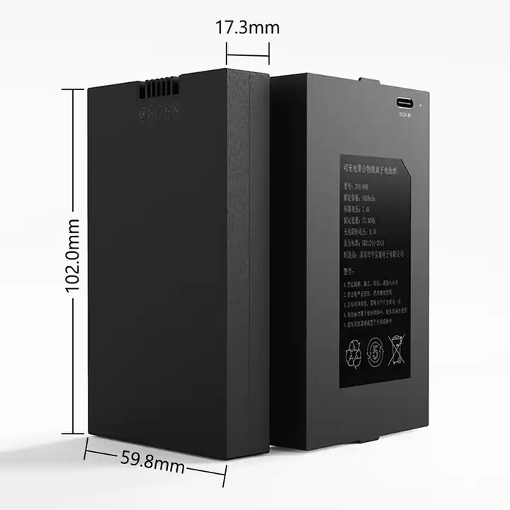 Smart Door Lock Rechargeable Lithium Battery