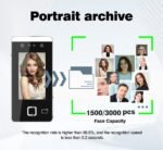 AI Face Recognition Attendance Machine Access Control System Time Clock with Video - Image 6