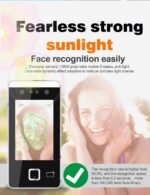 AI Face Recognition Attendance Machine Access Control System Time Clock with Video - Image 3