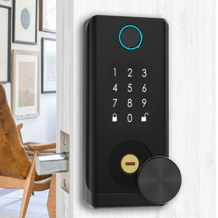 Smart Deadbolt Door Lock Home Electronic Keyless Digital Card Fingerprint