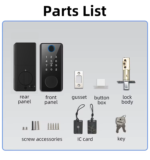 Smart Deadbolt Door Lock Home Electronic Keyless Digital Card Fingerprint - Image 4