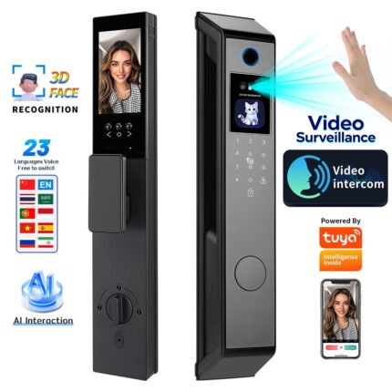 AI Palm Vein & Facial Recognition Smart Lock