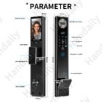 Waterproof Face Recognition Smart Door Lock with Palm Vein Recognition - Image 3