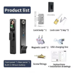 Waterproof Face Recognition Smart Door Lock with Palm Vein Recognition - Image 2